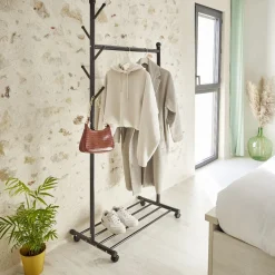 Rangement|Gifi Portant vêtements 3 en1