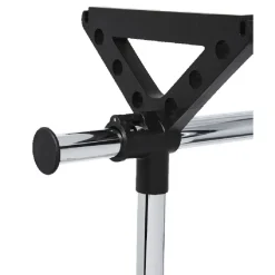 Rangement|Gifi Portant vêtements à roulettes noir et gris