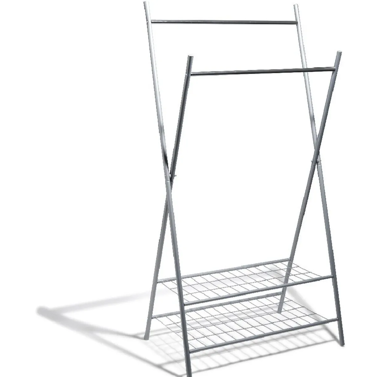 Rangement|Gifi Portant vêtements double gris