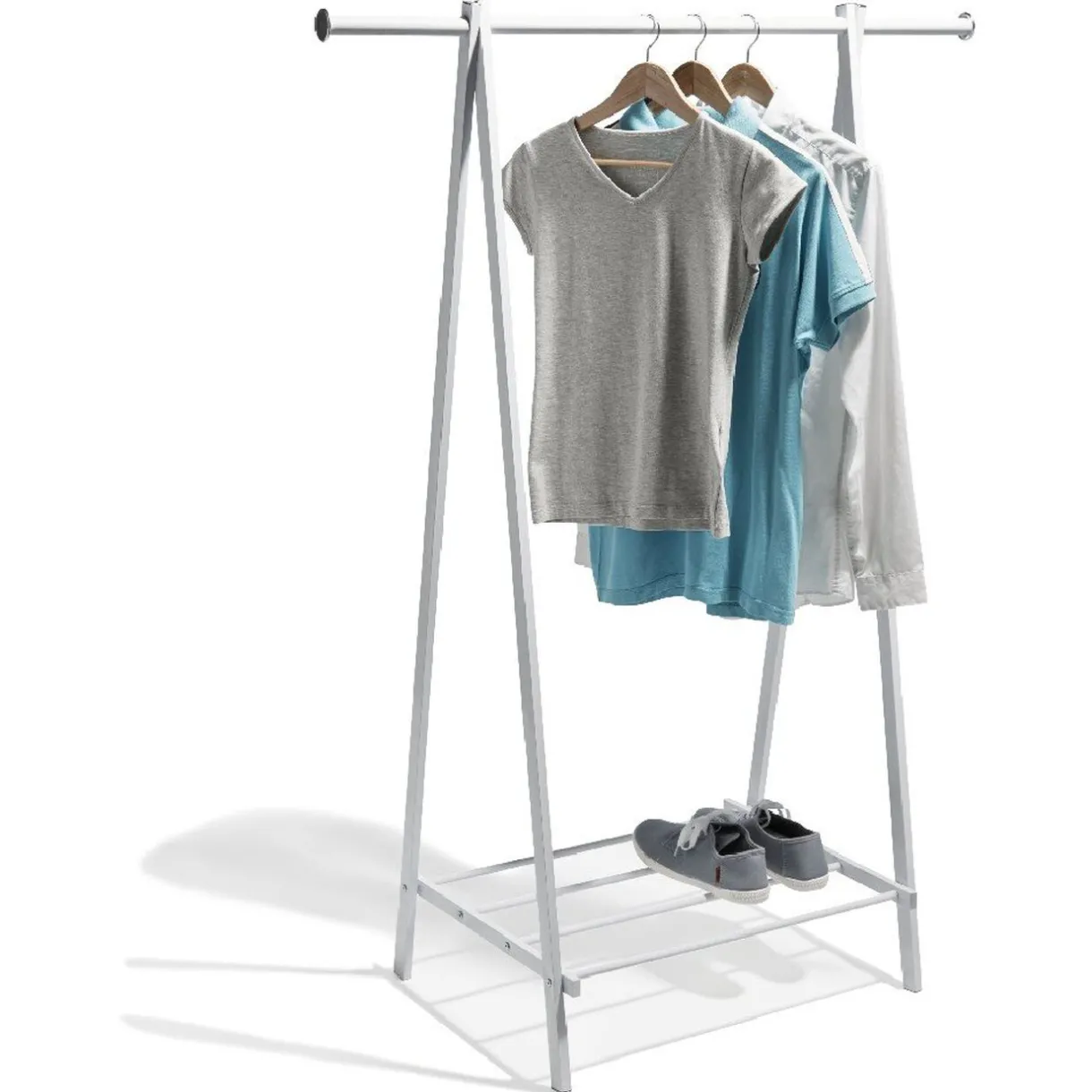 Rangement|Gifi Portant vêtements simple blanc