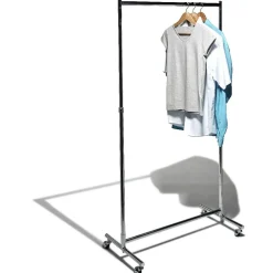 Rangement|Gifi Portant vêtements simple charge lourde gris