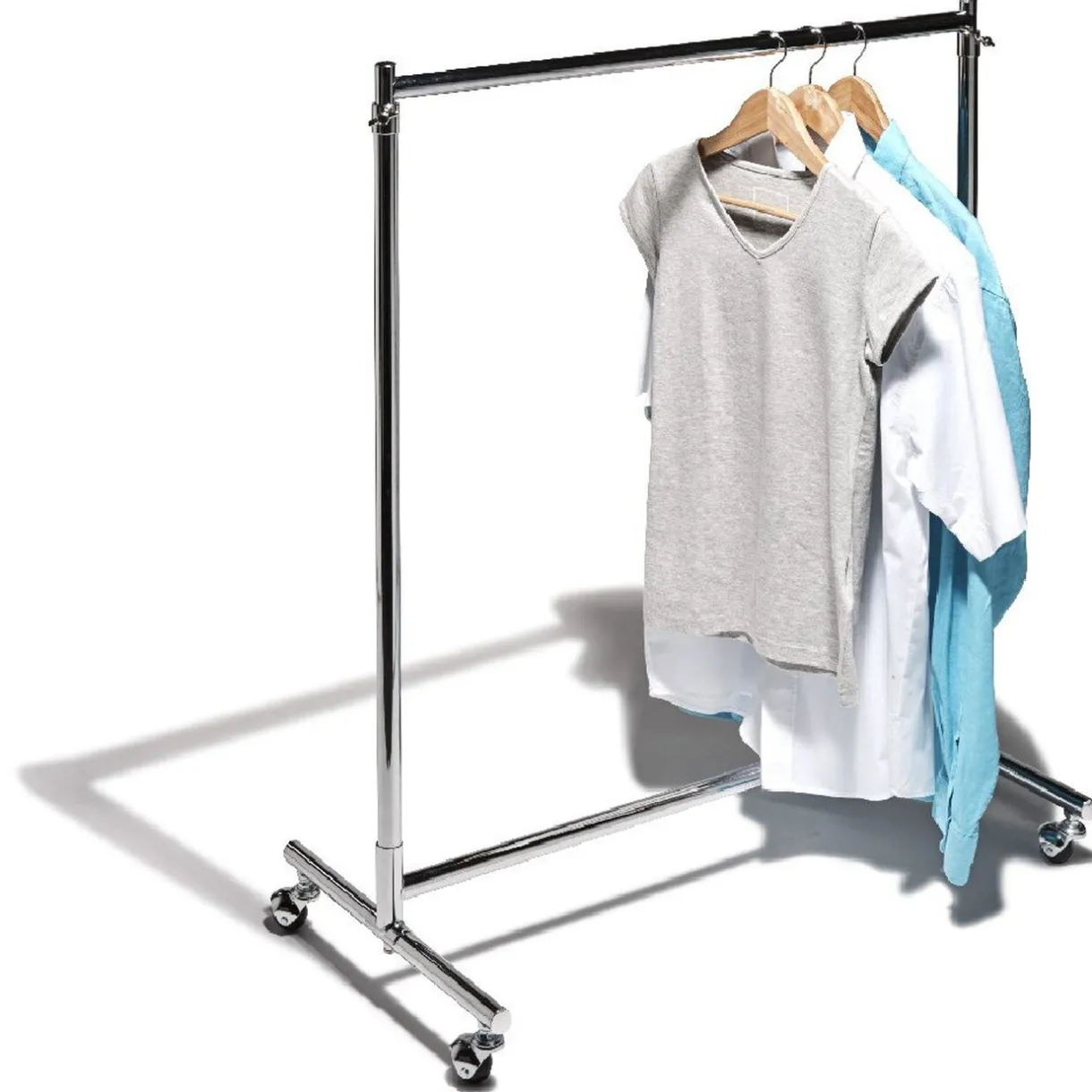 Rangement|Gifi Portant vêtements simple charge lourde gris