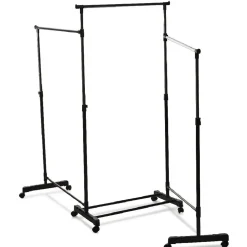 Rangement|Gifi Portant vêtements triple à roulettes