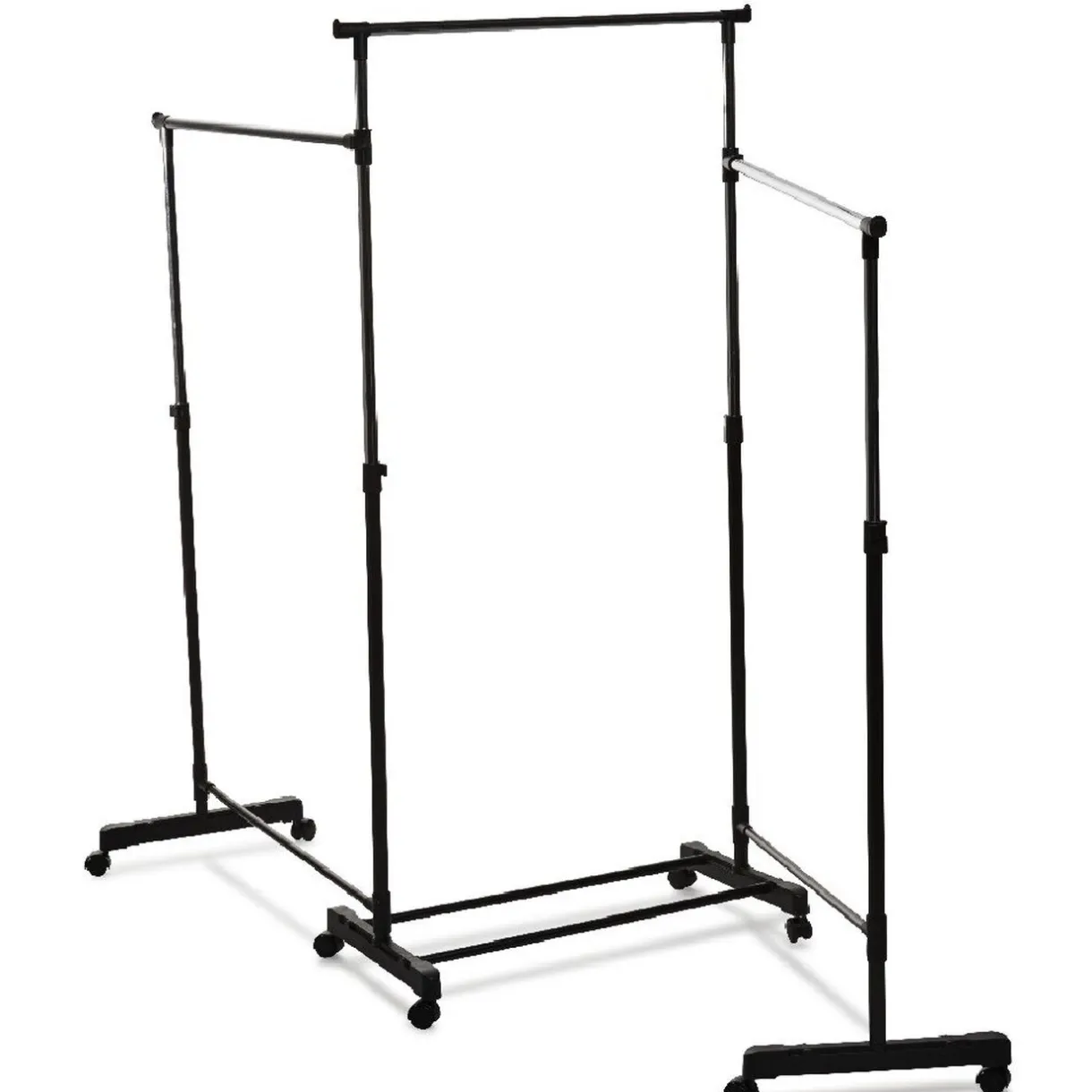 Rangement|Gifi Portant vêtements triple à roulettes