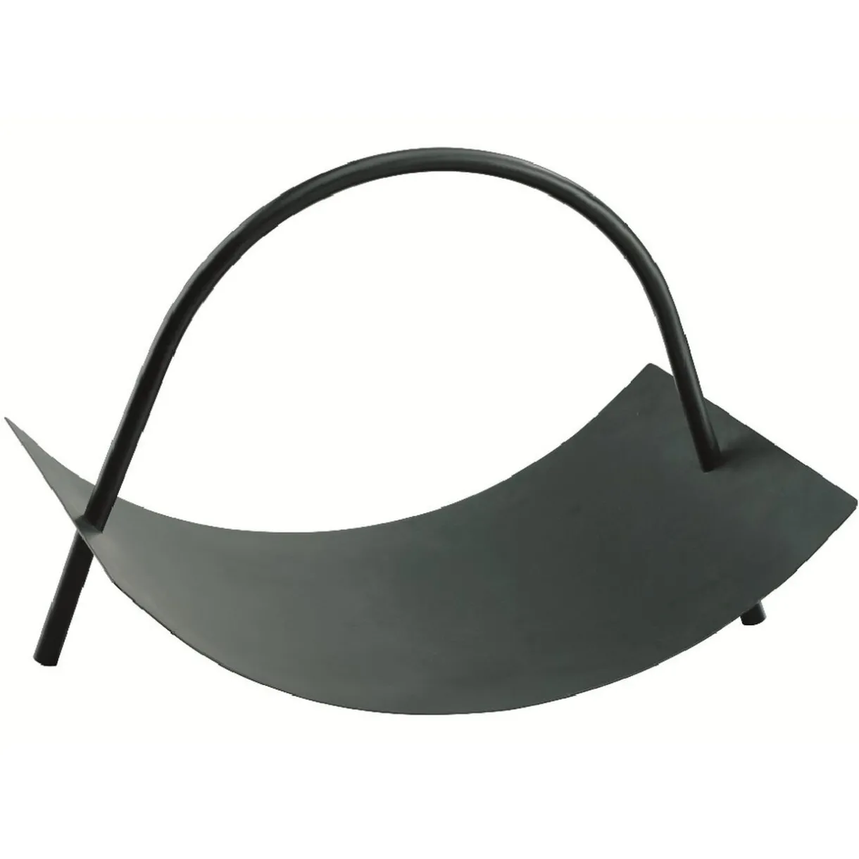 Sale Gifi Porte bûche avec anse métal noir