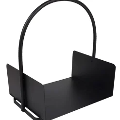 Clearance Gifi Porte bûches noir