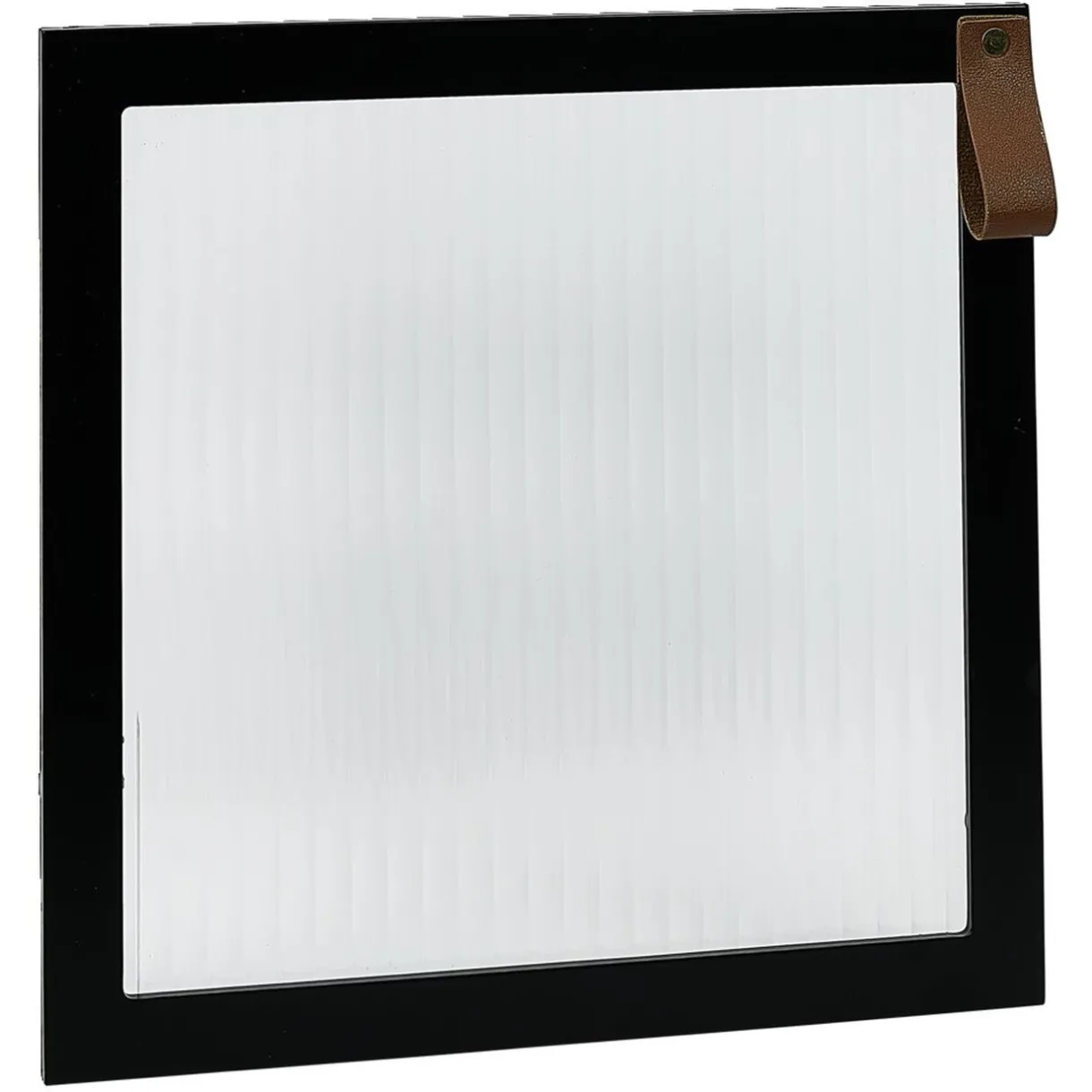 Rangement|Gifi Porte Box Cube 32,2xH32,2x1,2cm bois et verre