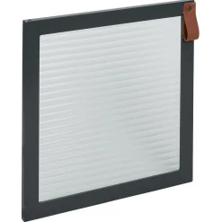 Rangement|Gifi Porte Box Cube 32,2xH32,2x1,2cm bois et verre