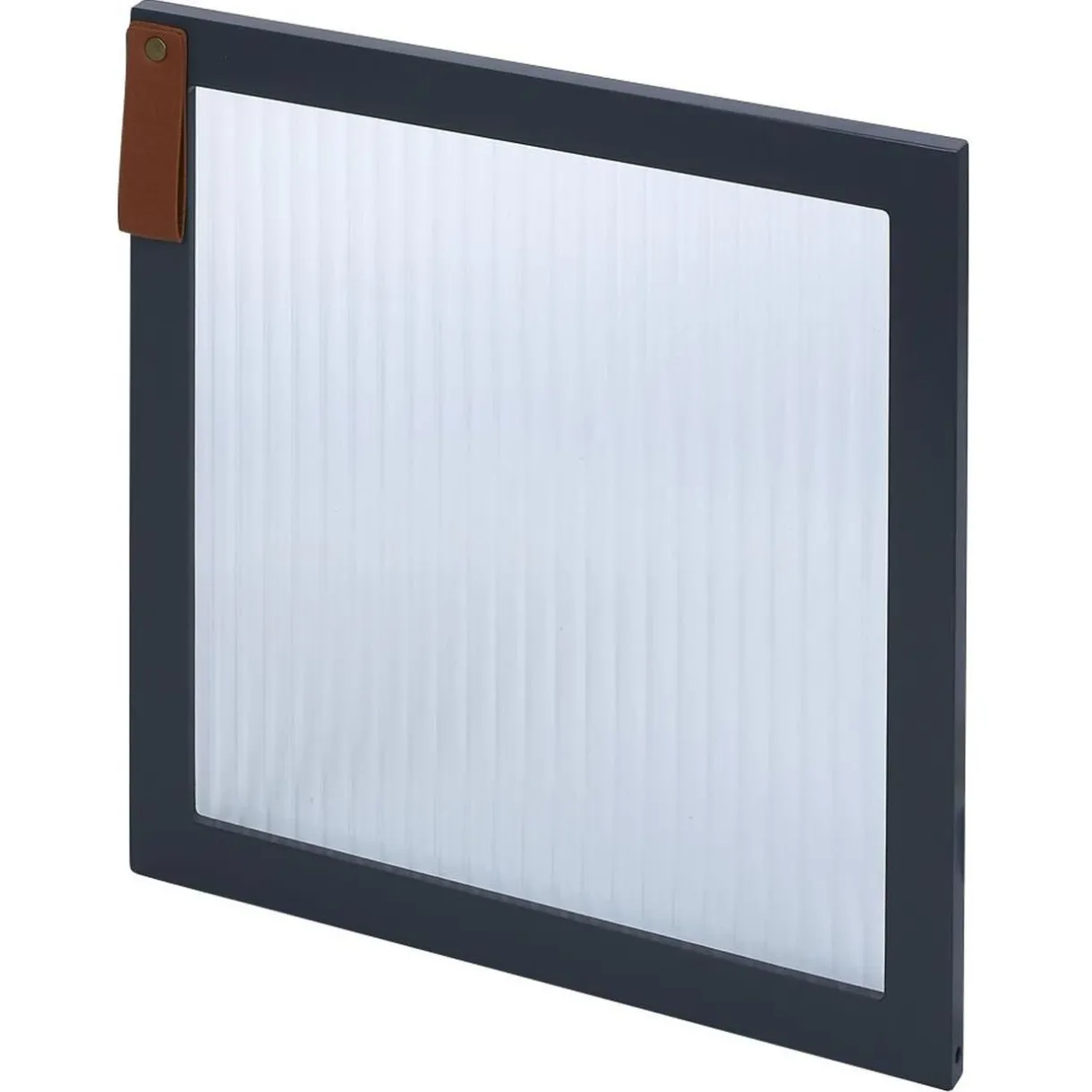 Rangement|Gifi Porte Box Cube 32,2xH32,2x1,2cm bois et verre