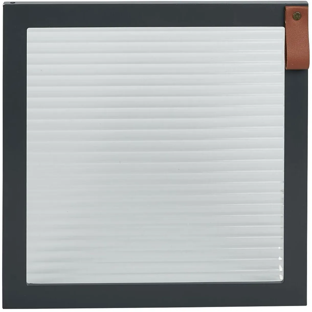 Rangement|Gifi Porte Box Cube 32,2xH32,2x1,2cm bois et verre