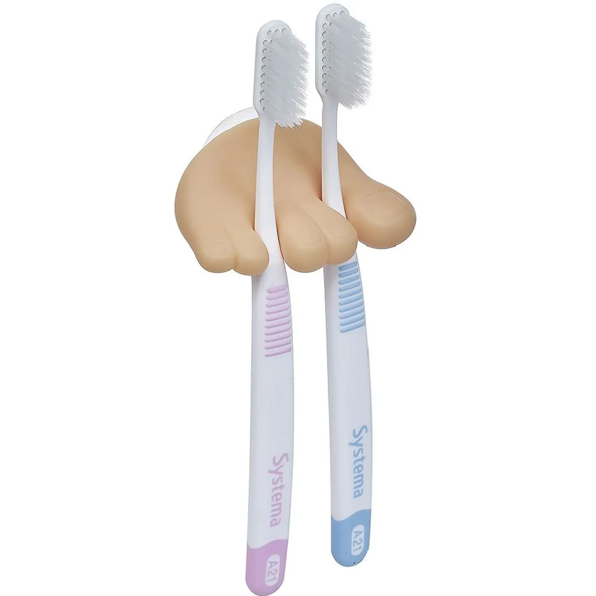 New Gifi Porte brosse à dents et câble 2 en 1 forme pied