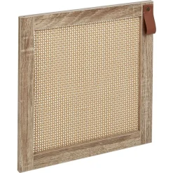 Rangement|Gifi Porte cannage Box Cube 32,2xH32,2x1,2cm bois marron