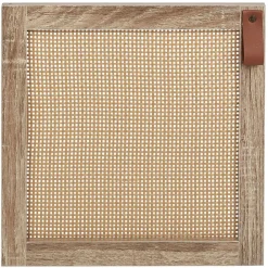 Rangement|Gifi Porte cannage Box Cube 32,2xH32,2x1,2cm bois marron