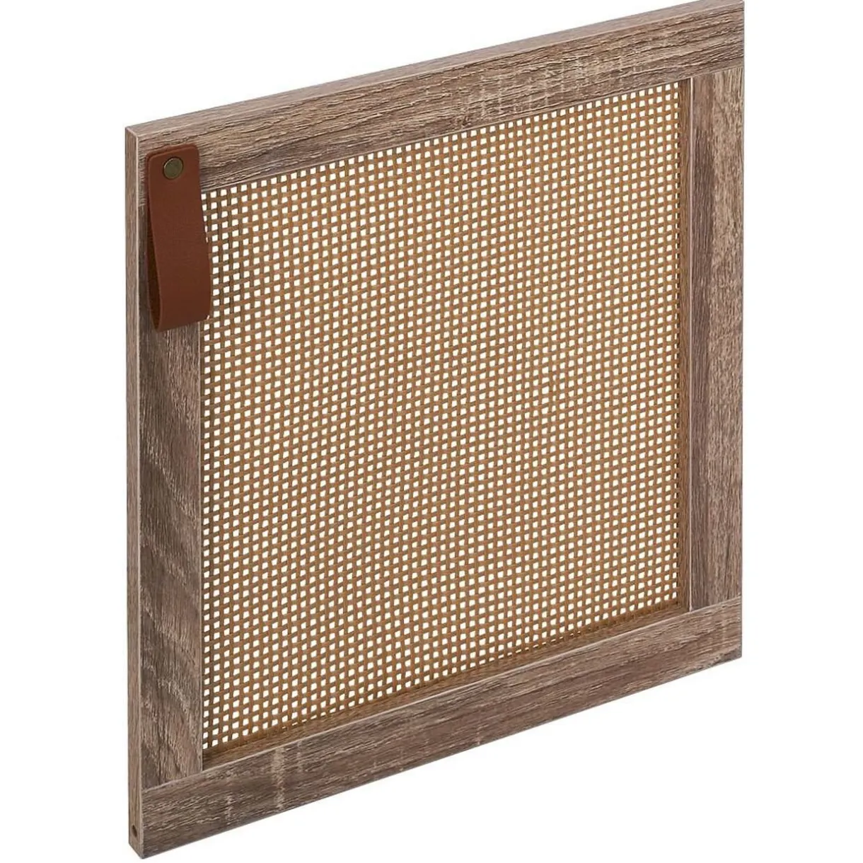 Rangement|Gifi Porte cannage Box Cube 32,2xH32,2x1,2cm bois marron