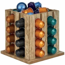 Porte capsules en bois mdf naturel^Gifi Discount