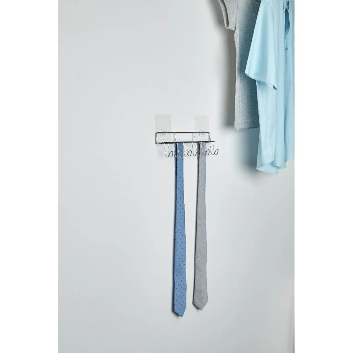 Rangement|Gifi Porte ceinture et cravates autoadhésif
