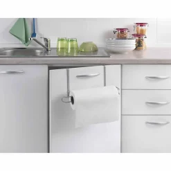 Porte essuie tout Metaltex à fixer sur étagère^Gifi New