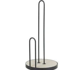 Porte essuie-tout métal bambou beige noir^Gifi Clearance