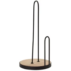 Porte essuie-tout métal et bambou^Gifi