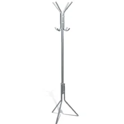 Rangement|Gifi Porte manteau 8 crochets gris