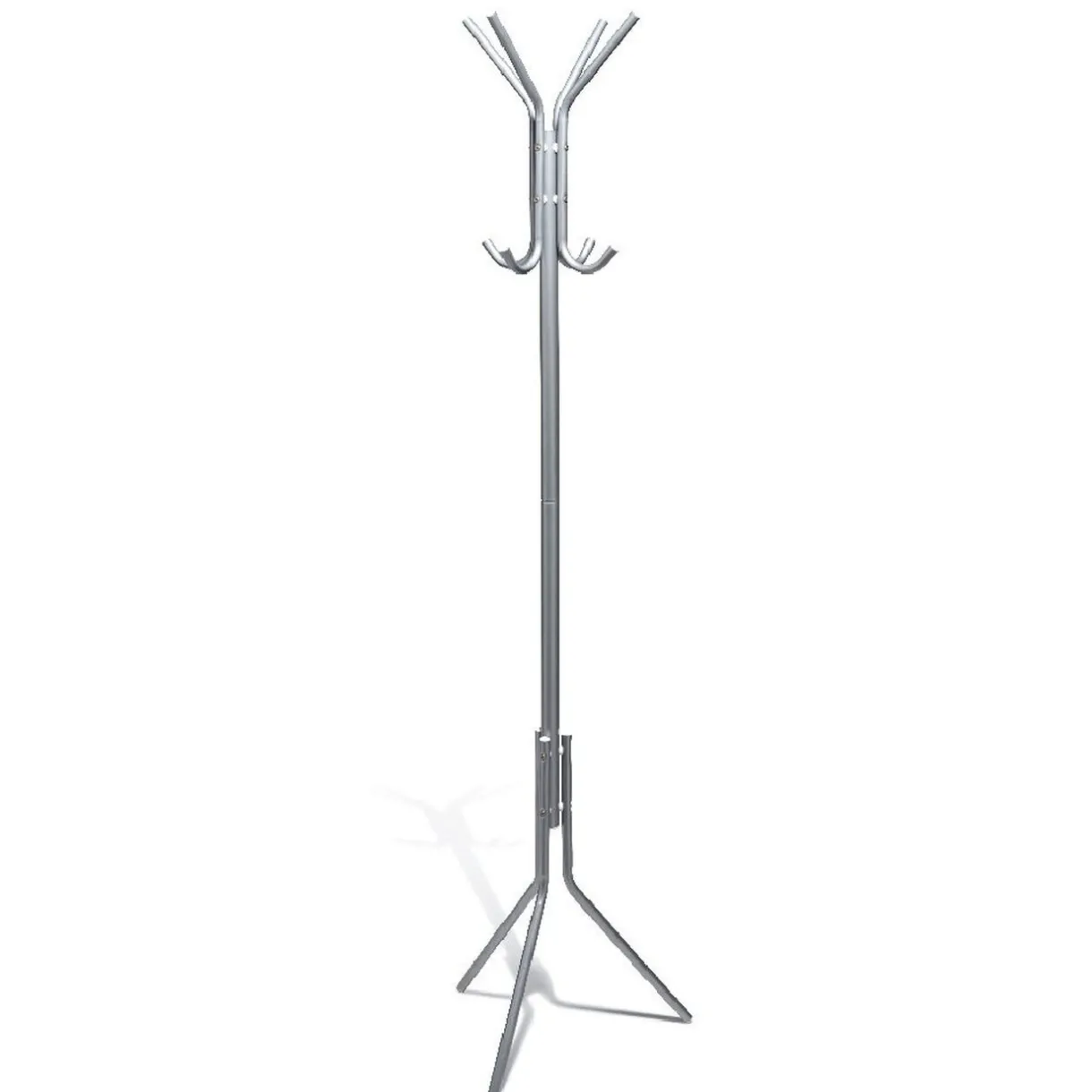 Rangement|Gifi Porte manteau 8 crochets gris