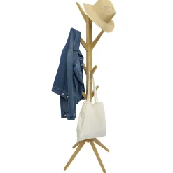 Rangement|Gifi Porte manteau bambou 8 crochets 4 pieds 60x60xH167cm