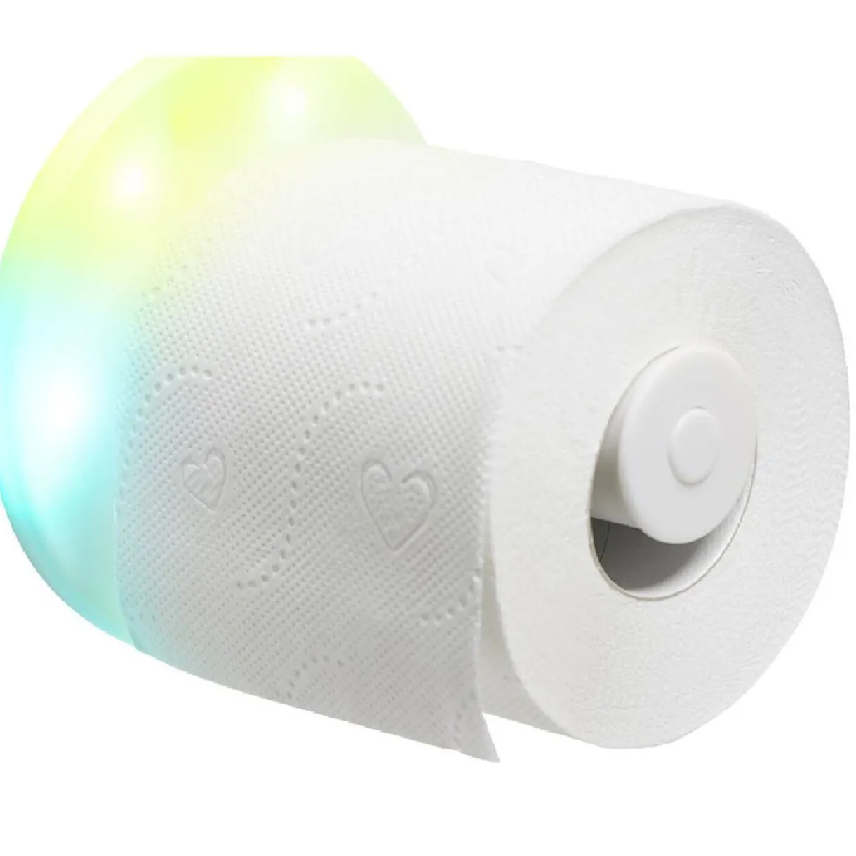 Clearance Gifi Porte papier toilettes lumineux blanc