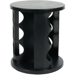 Porte épice rotatif avec 9 pots métal Ø17xH20cm^Gifi New