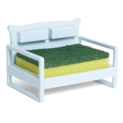 Nettoyage Et Entretien|Gifi Porte éponge forme canapé bleu ou marron