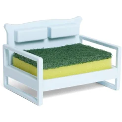 Nettoyage Et Entretien|Gifi Porte éponge forme canapé bleu ou marron