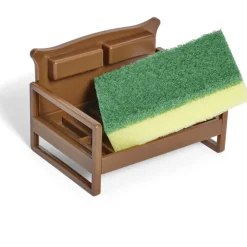 Nettoyage Et Entretien|Gifi Porte éponge forme canapé bleu ou marron