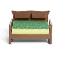 Nettoyage Et Entretien|Gifi Porte éponge forme canapé bleu ou marron