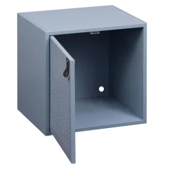 Rangement|Gifi Porte pour structure Box Cube métal Bleu
