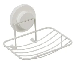 New Gifi Porte savon blanc à ventouse blanc