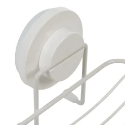 New Gifi Porte savon blanc à ventouse blanc