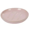 New Gifi Porte savon céramique rose