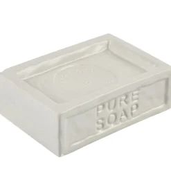 Hot Gifi Porte savon écru avec inscription pure soap