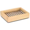 Gifi Porte savon en bambou naturel