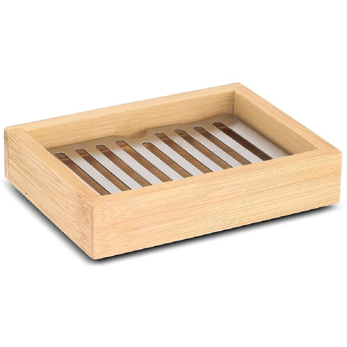 Gifi Porte savon en bambou naturel