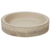 Sale Gifi Porte savon rond ciment gravé beige