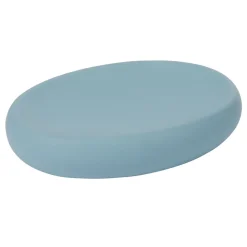 Clearance Gifi Porte savon Rubber céramique bleu
