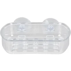 Discount Gifi Porte savon transparent à ventouse