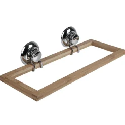 Outlet Gifi Porte serviettes bambou fixation ventouse