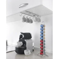 Porte tasse x10 Metaltex à fixer sur étagère^Gifi Best