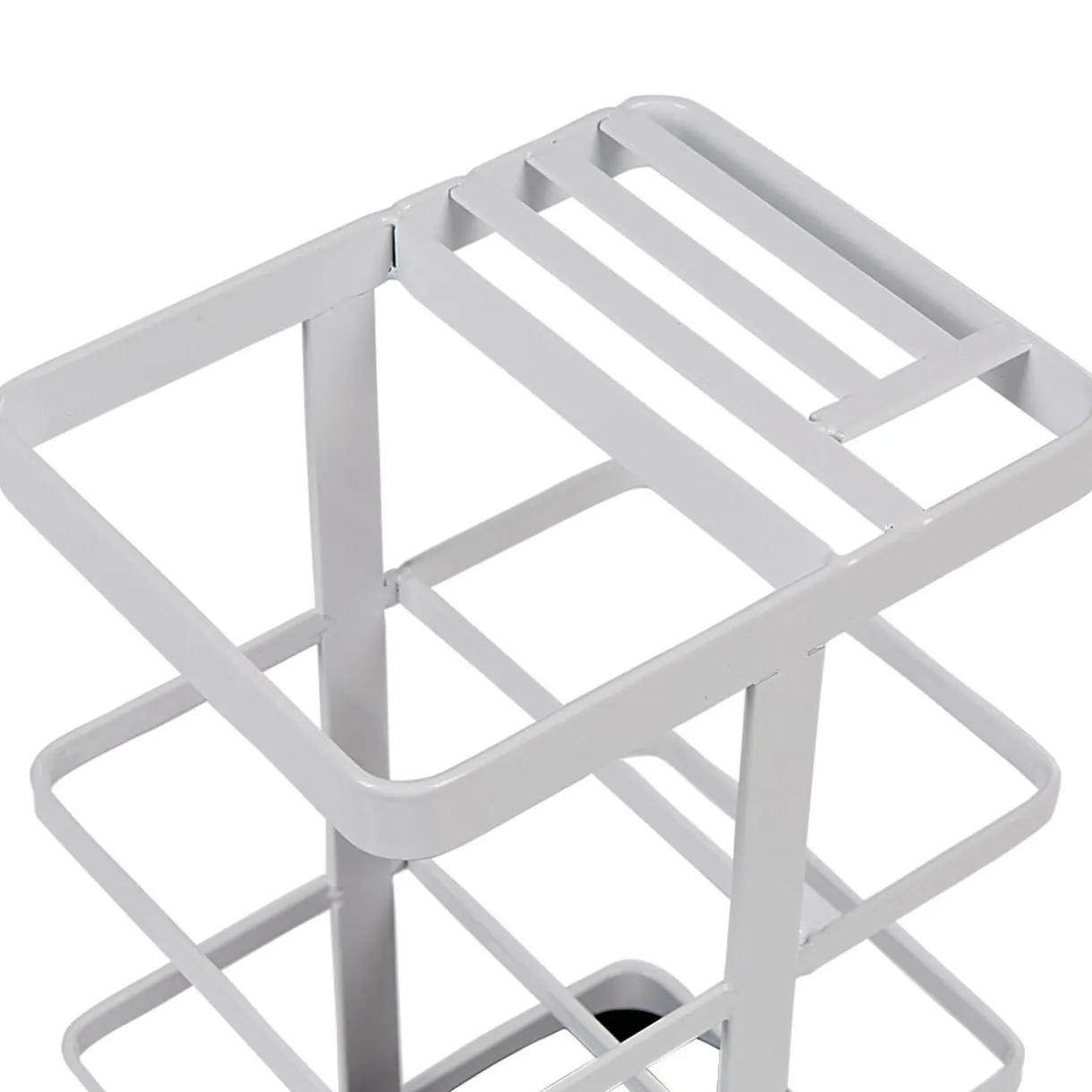 Porte ustensiles de cuisine en métal blanc^Gifi Best