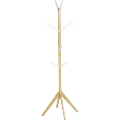 Rangement|Gifi Porte-manteau en bambou 8 accroches