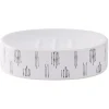Hot Gifi Porte-savon céramique motif blanc et noir 13x8,5xH3cm
