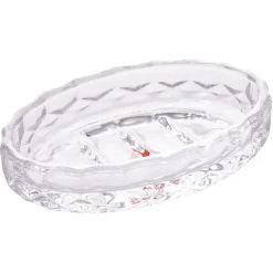 Sale Gifi Porte-savon en verre effet cristallin transparent 12x8xH2,5cm