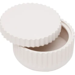 Discount Gifi Porte-savon plastique rose effet rainuré Ø7,5xH9,5cm