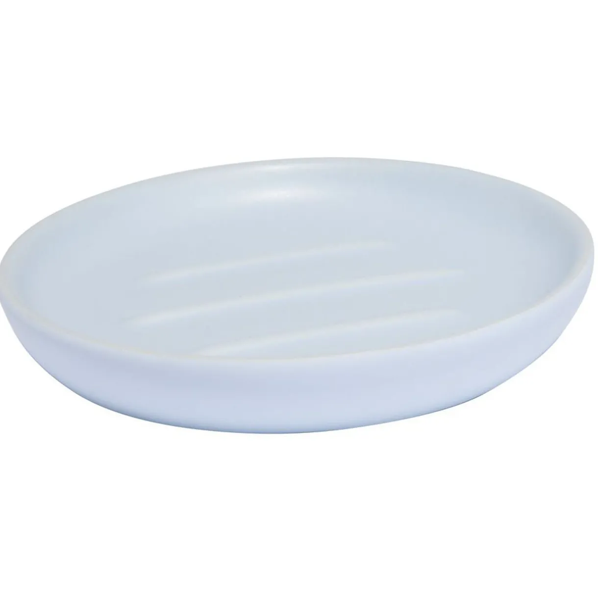 Hot Gifi Porte-savon rond céramique bleu Ø10xH2cm